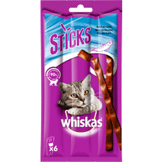 Whiskas Mascotas Whiskas Sticks Para Gatos 28 x 36 g - Rico Em Salmóo