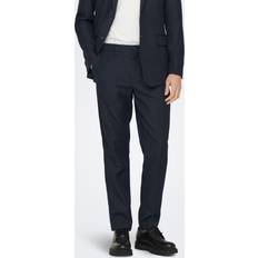 Only & Sons Onseve Tailored Trousers Dark Navy