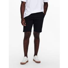 Only & Sons Herren Onscam Pk 8237 Chinoshorts, Schwarz