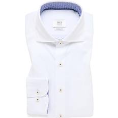 Eterna Modern Fit Soft Luxury Shirt blanc uni