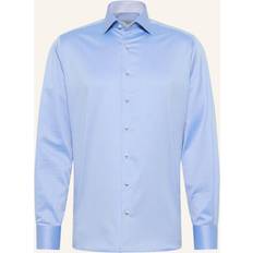 Eterna MODERN FIT Luxury Shirt - Bleu Moyen