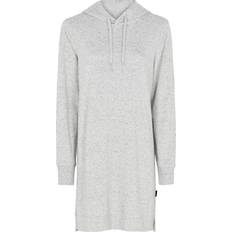 Braun - Damen Nachthemden JBS Hoodie dress bambus lysegrå