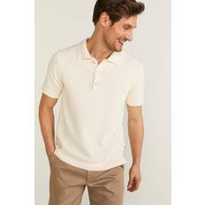 NN07 Randy Knitted Polo Ecru