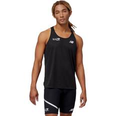 New Balance Men Tank Tops New Balance London Edition Impact Run Singlet - Black