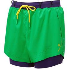 Green - Running Trousers & Shorts Ronhill Tech Distance Women's Twin Shorts SS23