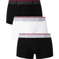 White - Women Men's Underwear Diesel Pack Damien Trunks