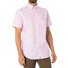 Gant Herre Regular fit Oxford-skjorte med korte ærmer Rosa