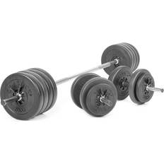 Plast Vægtstangsæt Gymstick Vinyl Barbell & Dumbbell Set 60kg