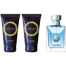 Versace Boîtes cadeau Versace Pour Homme Gift Set EdT 50ml + Aftershave Balm 50ml + Shower Gel 50ml