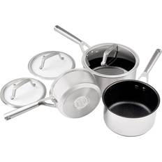 Ninja Utensili da cucina Ninja Foodi ZEROSTICK 3 In Acciaio Inox - C63000EU Set di pentole con coperchio