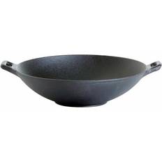 Wok-Pfannen Gaumenkick Paella World Eisengusswok Griffen