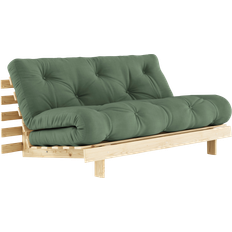 Bed 160x200 Karup Design Roots 160 x 200 756 Olive Green/Pine Sofa