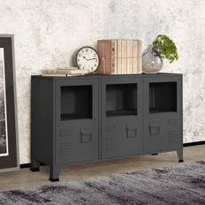 Metals Sideboards vidaXL Industrial Book Sideboard