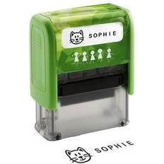 Vert Timbres Trodat textstempelautomat "deine dinge stempel" grün noir