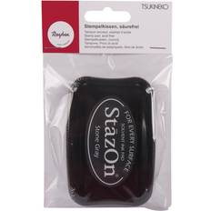 Rayher Tampon Encreur StazOn Gris Granite Blanc Mixte