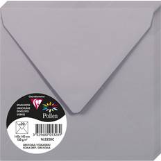 Clairefontaine 50078 C Pack de 20 sobres Pollen 140 x 140 mm, color Gris Koala 14 x 14 x 0.10