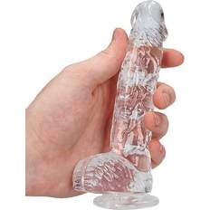 RealRock 6 Inch Transparent Realistic Crystal Clear Dildo