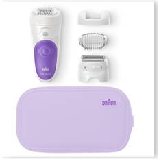 Violett Epilierer Braun Epilierer, Silk-epil 5-549 SensoSmart Geschenkset