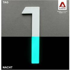 Alpertec Alpertec Hausnummer 1 Selbstklebend Nachtleuchtend