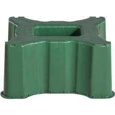 Verde Barriles de Lluvia Garantia Base Recup 300 Lt Contenedor Graf 50204