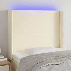 vidaXL LED 93x16x118/128 Sänggavel