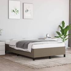 vidaXL taupe 120x200 Sängram