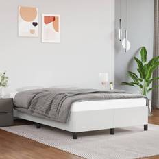 Senge & Madrasser vidaXL 120x200 cm Kunstlæder Hvid Sengeramme
