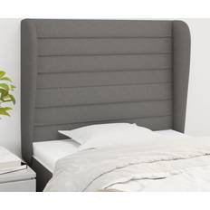 Senge & Madrasser vidaXL kanter 103x23x118/128 stof Sengegavl