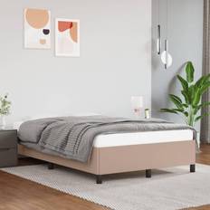 vidaXL cappuccino 120x200 konstläder Sängram