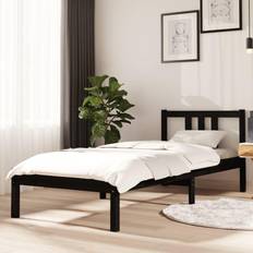 vidaXL Bed Frame Black Sängram