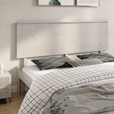 vidaXL Per Letto Bianca 184x6x82.5 cm Legno Massello Di Pino Testiera