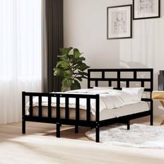 vidaXL Bed Frame Black