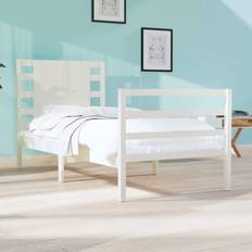 vidaXL Estructura De Cama Madera Maciza De Pino 90x190 cm