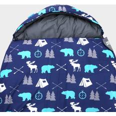 Blue Sleeping Bags Pod Kid's Bear Sleeping Bag, Navy