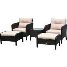 Outdoor Lounge Sets OutSunny 5 Outdoor Lounge Set