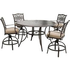 Aluminum Patio Dining Sets Hanover Traditions 5-Piece Patio Dining Set