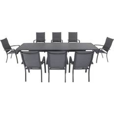 Hanover Naples 9-Piece Patio Dining Set