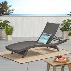 Wicker chaise lounge chair Christopher Knight Home Salem Wicker Chaise Lounge