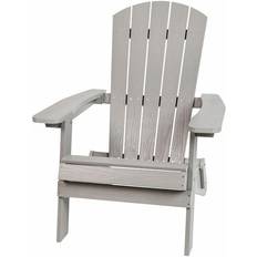 Gray Garden Chairs Flash Furniture Charlestown All-Weather Poly