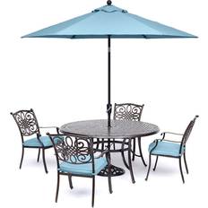 Patio Furniture Hanover TRADDN5PC-SU Traditions Five Patio Dining Set