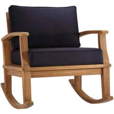 Blue Outdoor Rocking Chairs modway Marina Collection