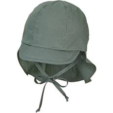 1-3M Sombreros de cubo Sterntaler Gorra de Pico con Protección Para el Cuello - Verde Oscuro