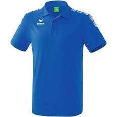 Blau Oberteile Erima Essential 5-C Poloshirt Kids Blau Weiss