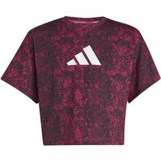 adidas Animal-Print T-Shirt Selufu - Carbon/White