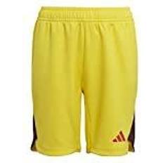 Keltainen Housut Adidas Tiro 23 Pro Torwartshort Kids Gelb Rot