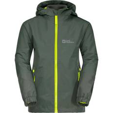 Jack wolfskin 3 in 1 jacket Jack Wolfskin Boy's Iceland 3 in 1 Jacket - Thyme Green (1605255-5032)