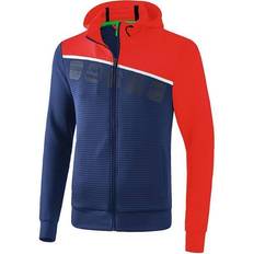 Erima Kinder Trainingsjacke 5-C New Navy/Rot/Weiß 152