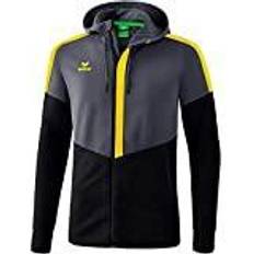 Grau Jacken Erima Squad Kapuzen-Trainingsjacke Kids Grau