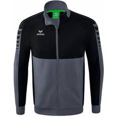 Schwarz Jacken Erima Six Wings Trainingsjacke Grau Schwarz