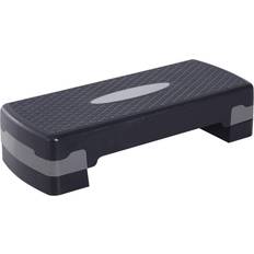 Plast Stepkasser Homcom Stepping Board Aerobic Fitness 2-Level Height Adjustable